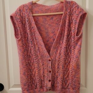 Pink Sweater Vest